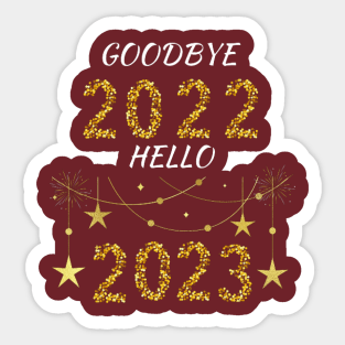 Happy new year 2023 Sticker